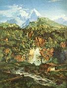 Adrian Ludwig Richter Der Watzmann oil on canvas